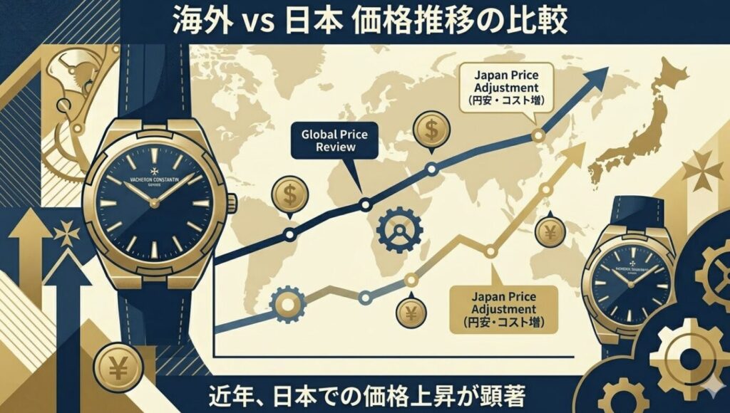 ヴァシュロンコンスタンタン値上げの全貌と今後の予想2