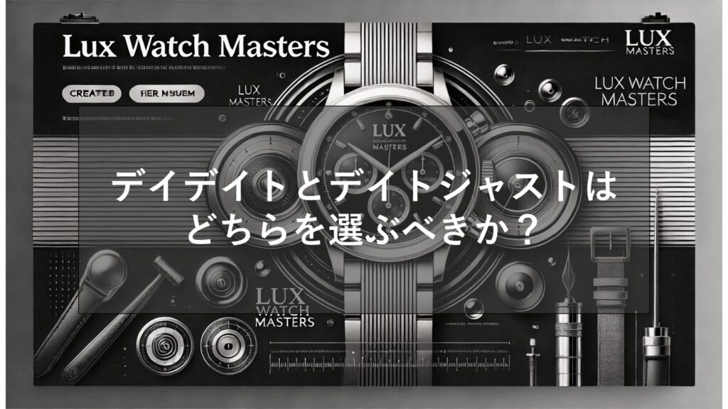 デイデイトとデイトジャストの違いは？ロレックスの歴史を踏まえて解説