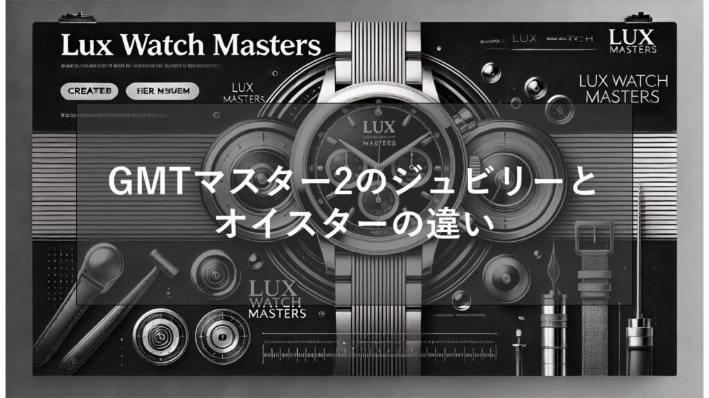 GMTマスター2のジュビリーとオイスターはどっちがいい？