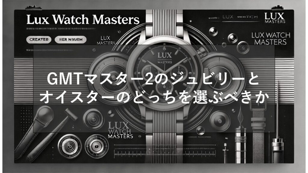 GMTマスター2のジュビリーとオイスターはどっちがいい？