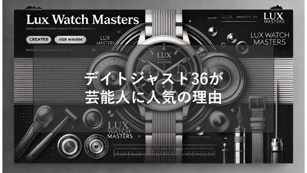 デイトジャスト36は芸能人も愛用!どんなセレブが着用している？