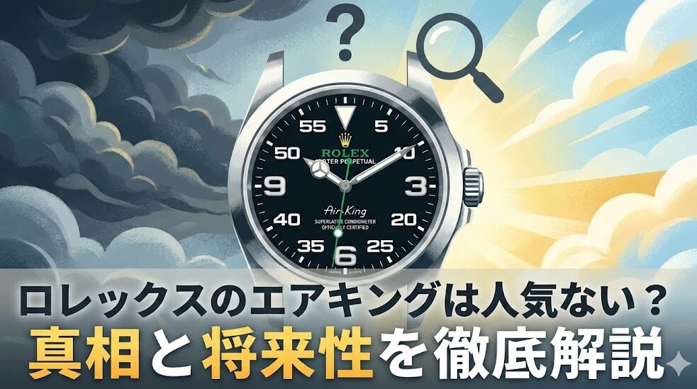 ロレックスのエアキングは人気ない？真相と将来性を徹底解説