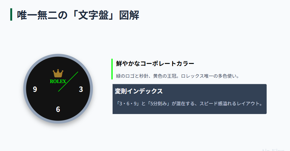 ロレックス　エアキング　個性が際立つ「文字盤デザイン」の賛否