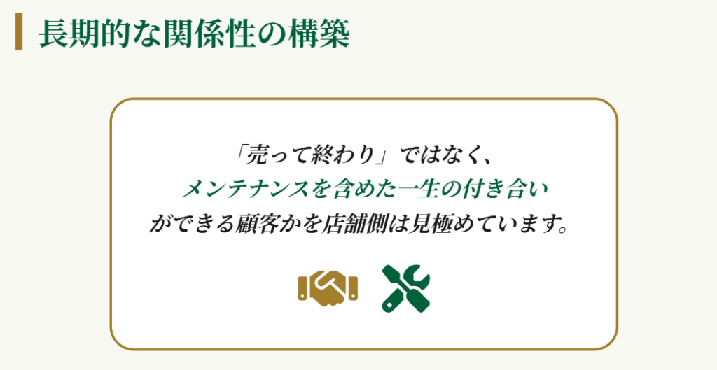 ロレックス 在庫確認 接客状況とスタッフ間の連携2