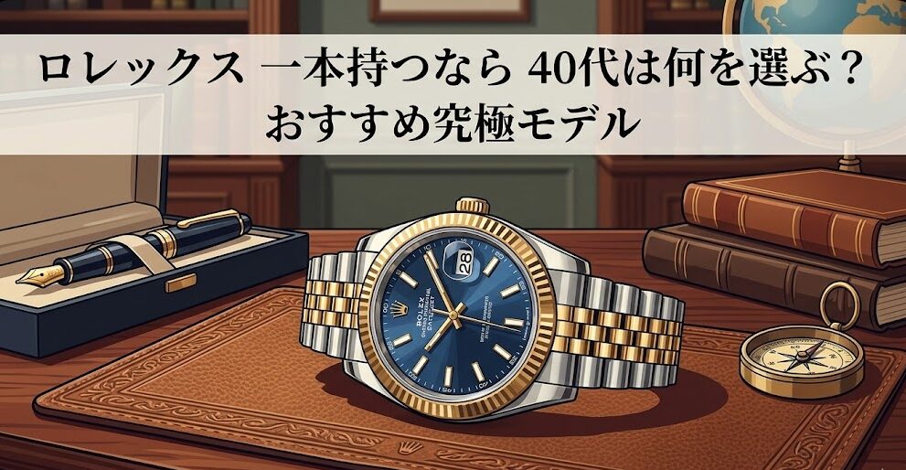 ロレックス一本持つなら40代は何を選ぶ？おすすめ究極モデル