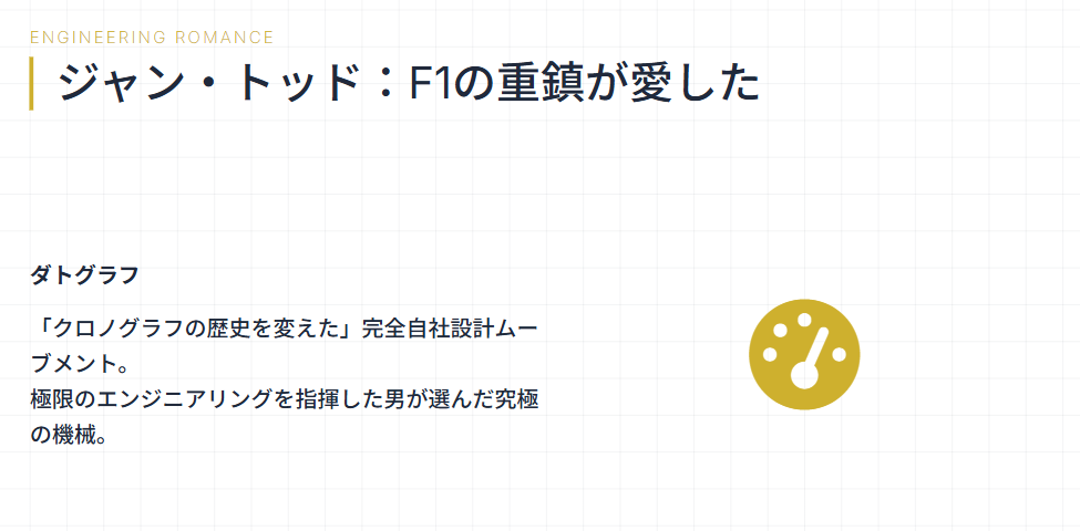 ランゲアンドゾーネ　ジャン・トッドのダトグラフ